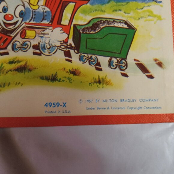 1957 THE HAPPY LITTLE TRAIN Game Board - Just the Game Board - Picture 9 of 10